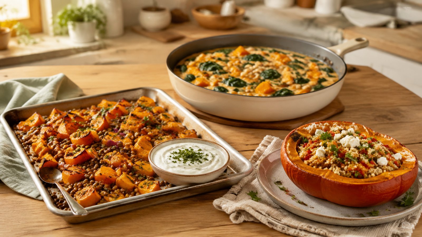 Gesunde Kürbisrezepte: 3 sättigende Gerichte für den Herbst
