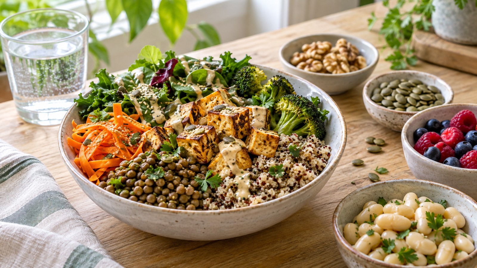Vegan abnehmen: Nährstoffreich und alltagstauglich planen